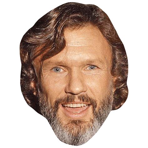 Kristoffer Kristofferson (Beard) Maske aus Karton - Celebrity Cutouts