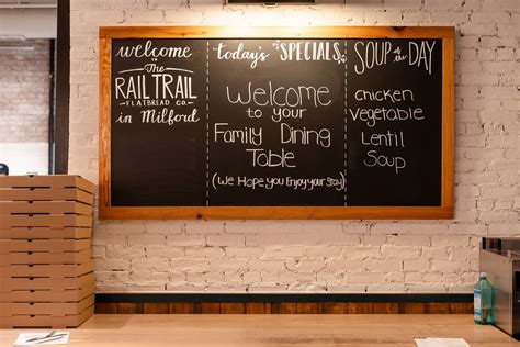 Discover Milford — Rail Trail Flatbread Company