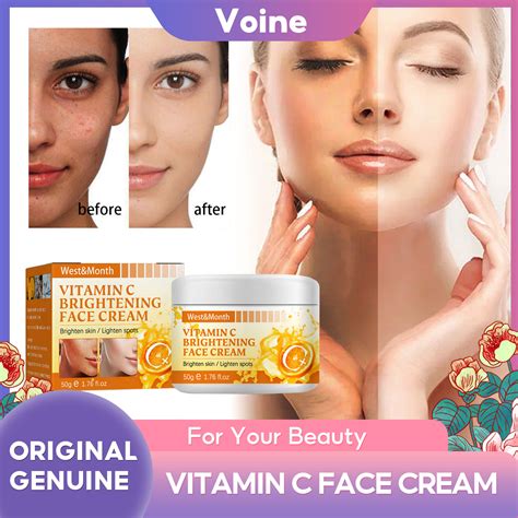 West&Month Vitamin C Face Cream Brightens The Complexion Of The Face ...