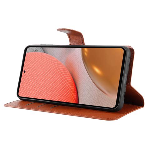 Samsung Galaxy A72 wallet bookcase (bruin) - Phone-Factory