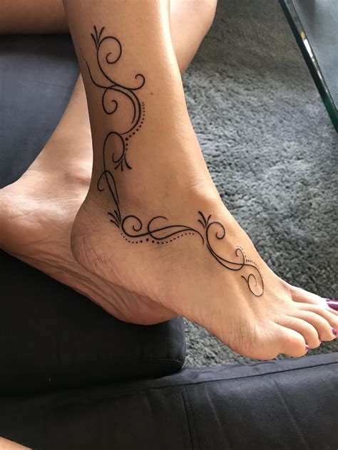 Pattern Foot Tattoos
