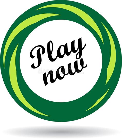 Play now colorful icon stock illustration. Illustration of buttons ...