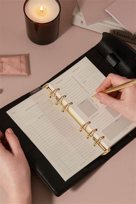 Agenda Ring Binder Wallet Organiser A6/Personal Size | Daily planner