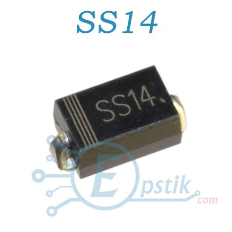 SS14, діод Шотткі 40В 1А, DO-214 SMA: продаж, ціна у Кіровоградській ...