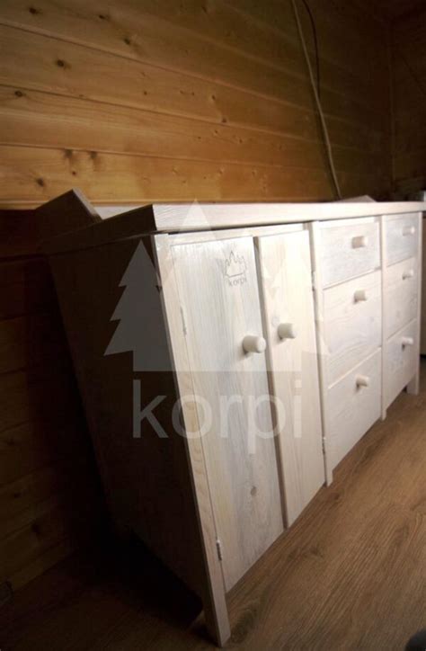 Белый комод «Korpi» из массива сосны купить, заказать