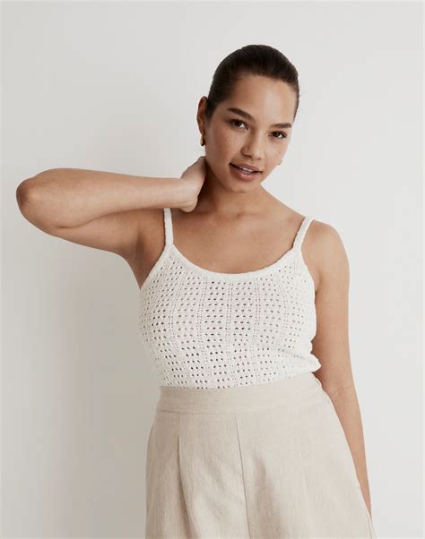 Open-Stitch Sweater Tank | Madewell