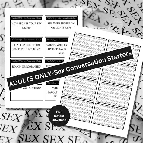 Couples Sex Conversations Starters Adult Game | Sex Conversation