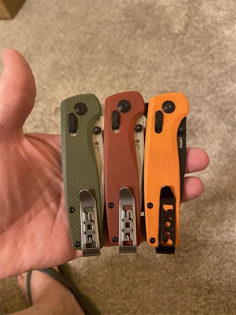 Sog terminus xr’s — good budget knives! : r/knifeclub