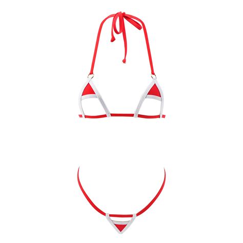 Buy HERRYLO Micro Bikini Extreme Slutty G String Bikinis Crotchless
