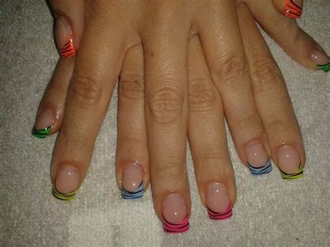 Uñas puntas de colores Nails, Beauty, Fingernail Designs, Woman, Finger ...