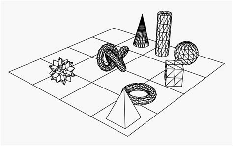 Geometric Shapes 2d Design Drawing Shapes