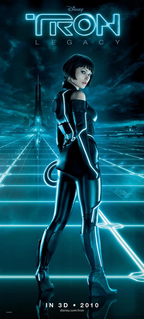 Tron Legacy: Olivia Wilde Poster and Sneak Peek Video - FilmoFilia