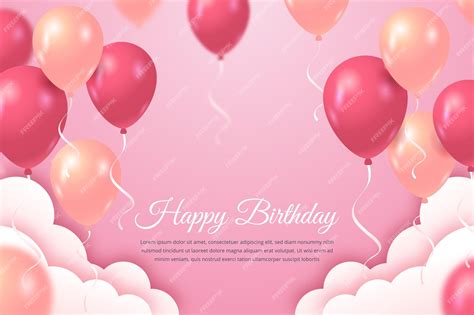 Girl Birthday Background