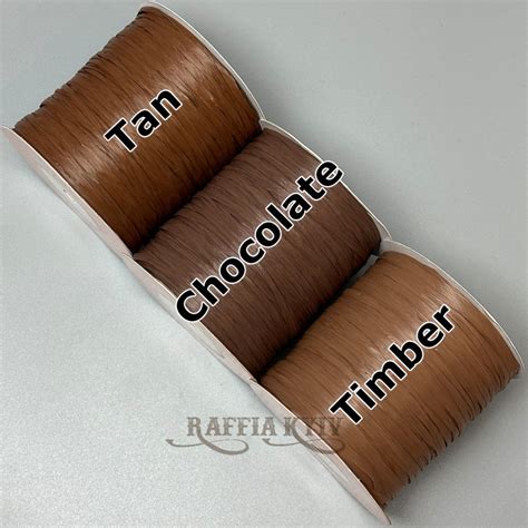 Chocolate рафия Ispie, 250 м купить в Киеве | Raffia Kyiv