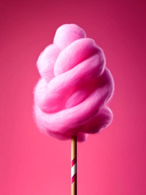 Premium Photo | Sweet Artistry Beautifully Decorated Cotton Candy