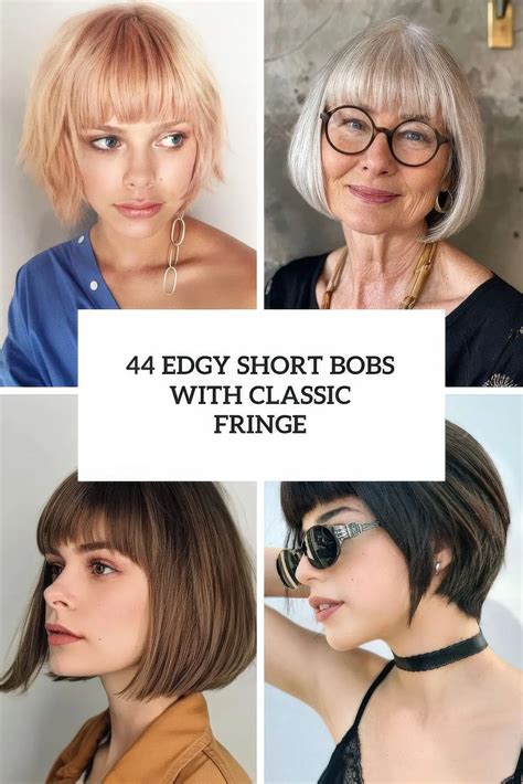 Beauty icons debate long fringe hairstyles versus short bobs