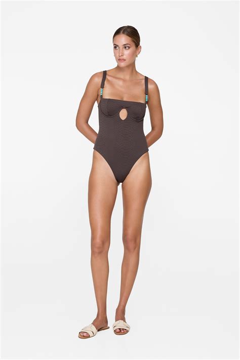 Uma One Piece - Mocha Brown Snake