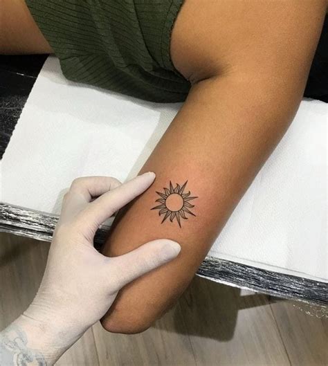 pin  sun tattoo