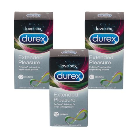 Buy Durex Extended Pleasure - 36 Condoms | Chemist Direct