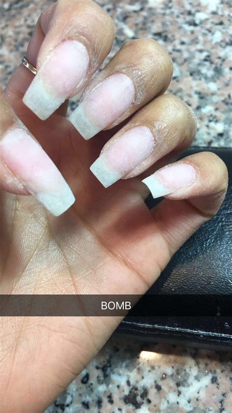Real square natural nail | Acrylic nails, Square nails, Nails
