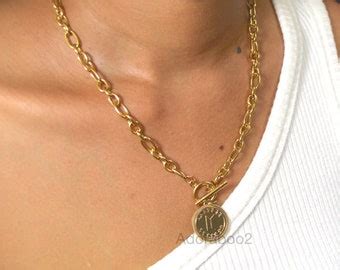 kpop chain necklace etsy