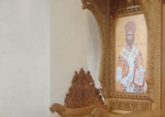 Bishop Throne with Icon of Christ - St. John the Divine Greek Orthodox ...