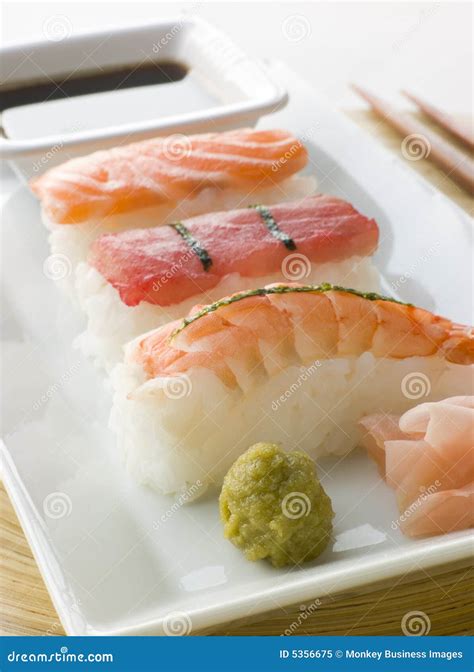 Sushi Eel With Wasabi Royalty-Free Stock Photo | CartoonDealer.com ...