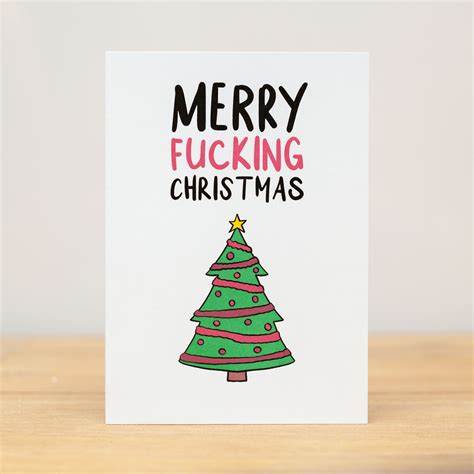 merry fucking christmas purplefrog designs