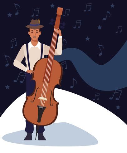 Musician artist cartoon 654965 Vector Art at Vecteezy