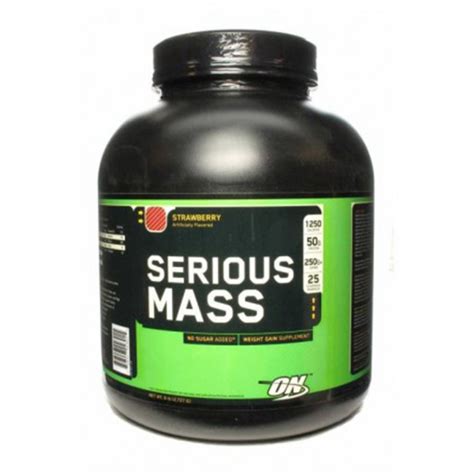 Купить OPTIMUM NUTRITION - Serious Mass Strawberry (2.727 kg) в Одессе ...