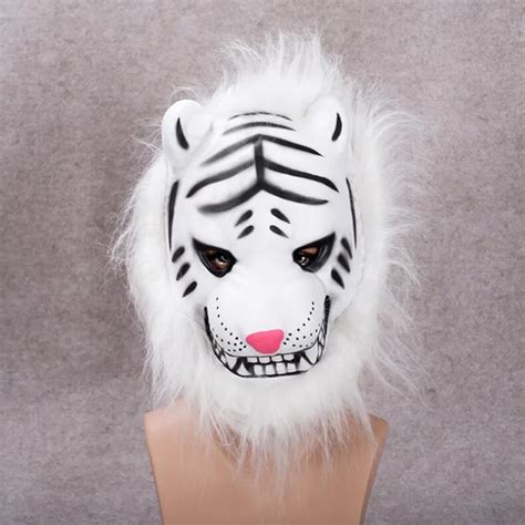 Creative Animal Wolf Tiger Monkey Mask Adults Full Face Masks Halloween ...