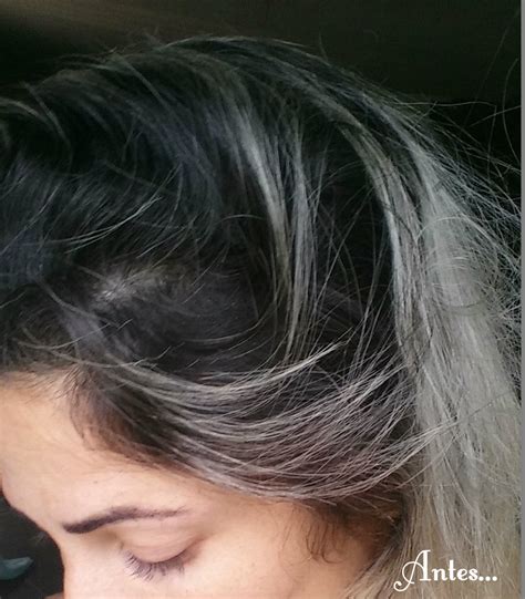 Como Deixar O Cabelo Cinza Grafite - By Cris: Como coloquei meu cabelo cinza grafite!