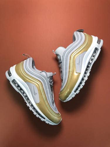 Купить Женские кроссовки Nike Air Max 97 White Gold, женские кроссовки ...