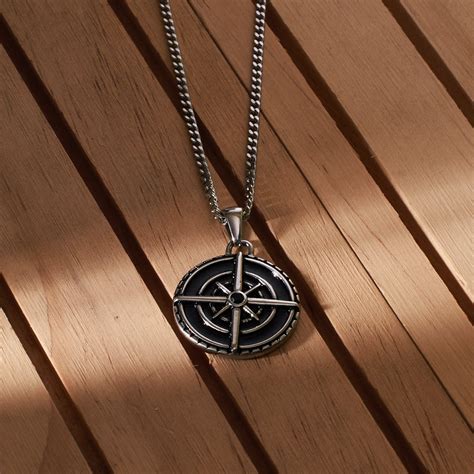 Mountain Hikers Compass Chain | Salty – Salty Accessories