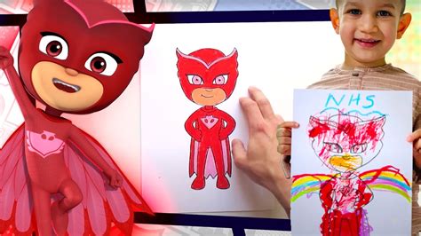 How to Draw Owlette PJ Masks PART 2 ️ PJ Masks Official - YouTube