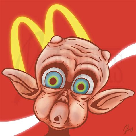 8x8 Original Mac and & Me Alien Fan Art Print Limited Edition - Etsy