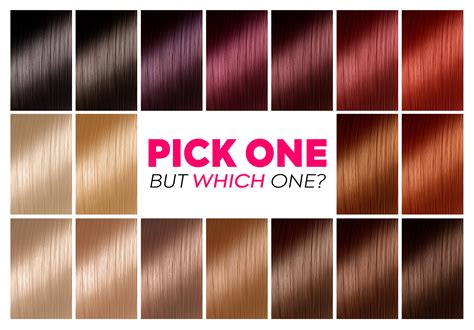 Hair Color Chart Skin Tone - Minimalist Chart Design