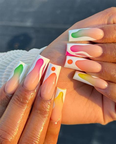 12 Fun Rainbow Nails To Bring Light To Your Day - Inspired Beauty