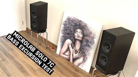 Microlab Solo 7C sound and bass test without grill - YouTube