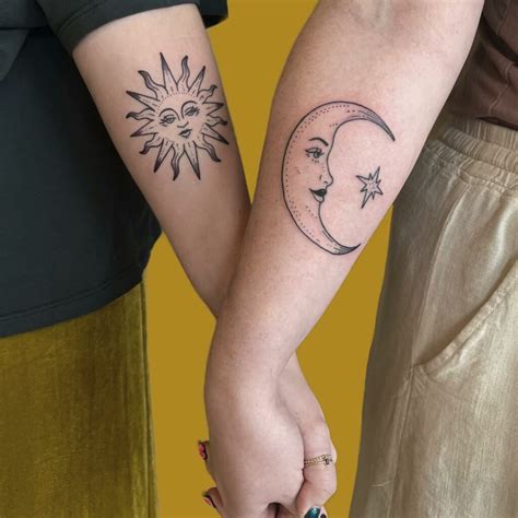11+ Simple Sun And Moon Tattoo Ideas That Will Blow Your Mind!