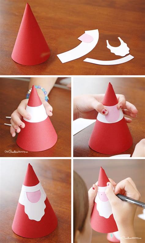 Irresistible santa claus kids craft – Artofit