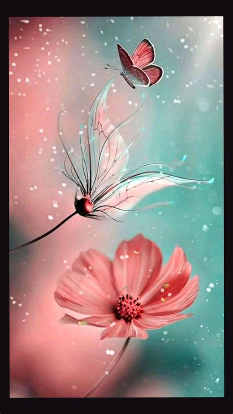 Live Wallpaper Butterfly Flower | Good morning flowers gif, Floral ...