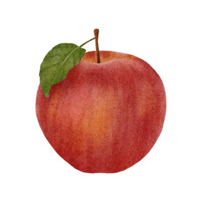 Watercolor Apple PNGs for Free Download