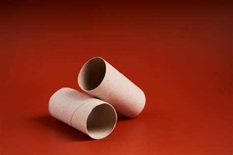 Premium Photo | An empty cardboard toilet paper tube.