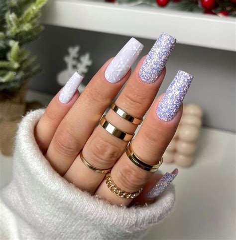 Snowflake Nail Art - 25+ Beauties To Recreate For Winter - Emerlyn Closet