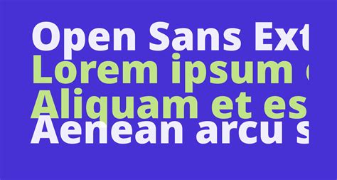 Open Sans Extrabold free Font - What Font Is