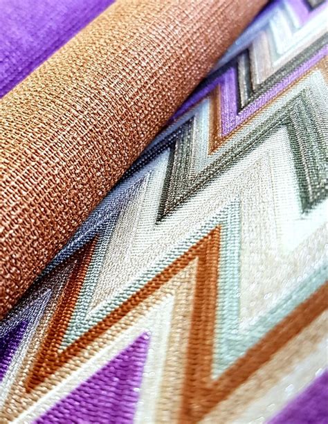 Яркие зиг-заги от Missoni Home | Ткань, Обои, Пошив штор
