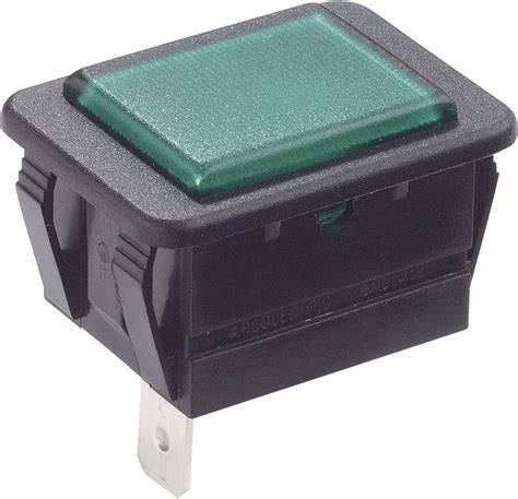 Arcolectric (Bulgin Ltd.) C0480ABNAC Indicator light Green, Black 1 pc ...