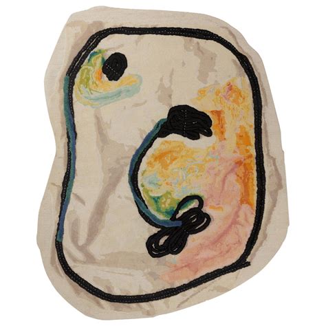 Seated Nude Doodles Rug by Faye Toogood for cc-tapis For Sale at