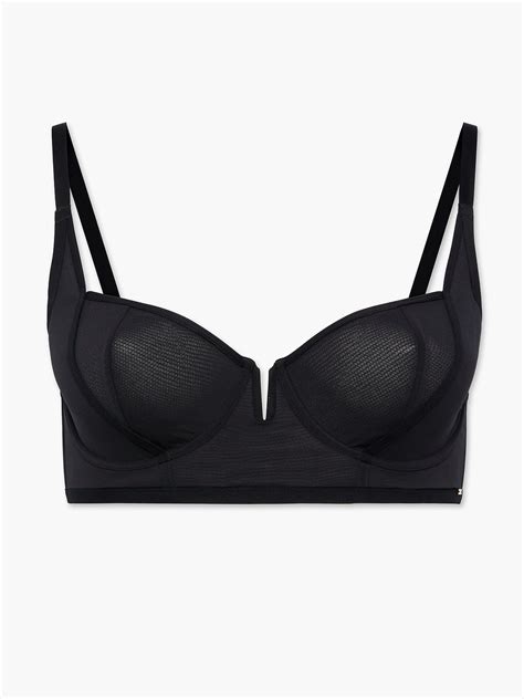 See Thru U Unlined Balconette Bra in Black | SAVAGE X FENTY UK United